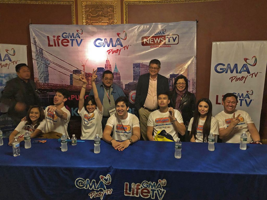 Atty. SID Garbanzos with Alden Richards and the Kapuso Stars at King’s Theatre, Brooklyn, NYC